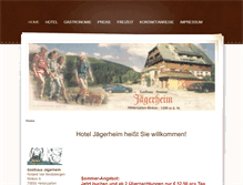 Tablet Screenshot of jaegerheim.de